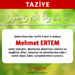 Taziye Mehmet Ertem